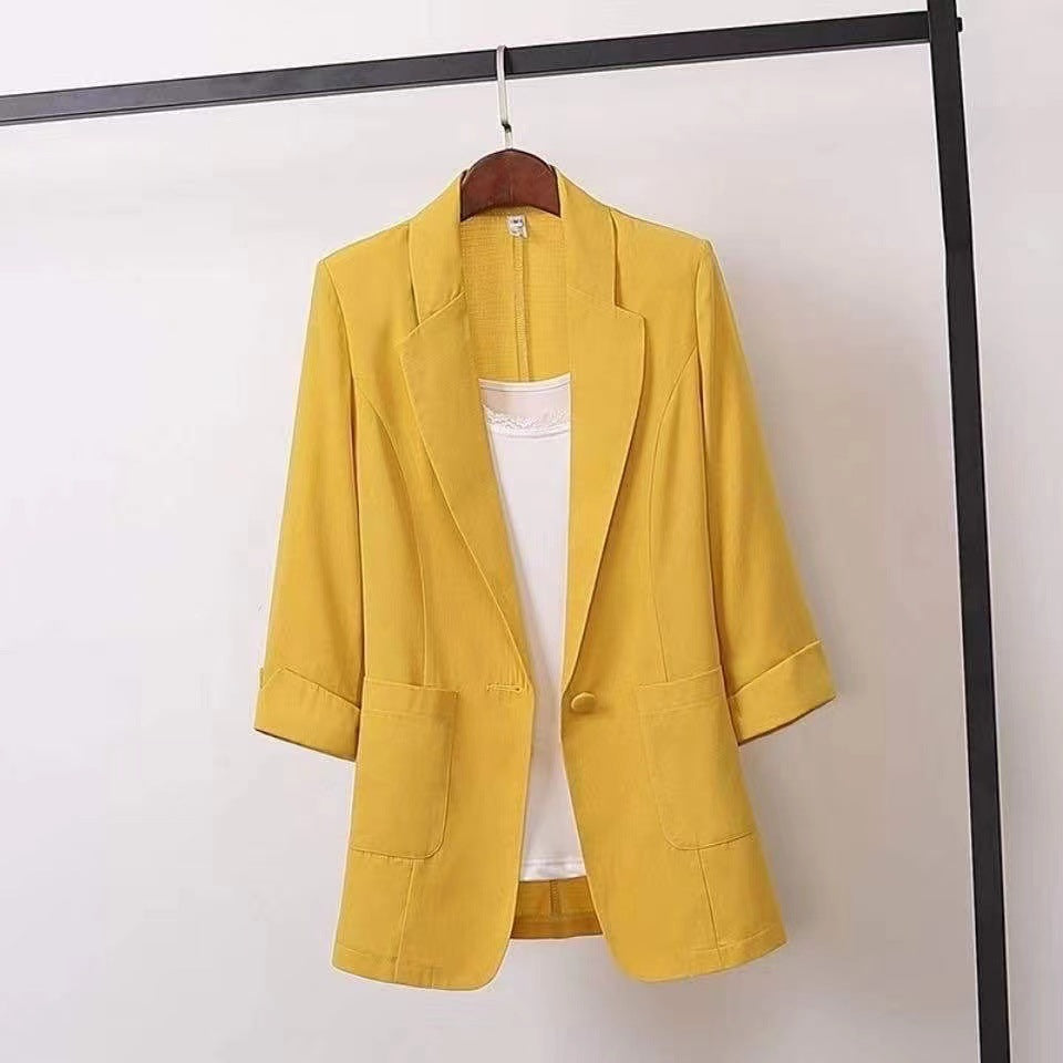 【50%OFF】【M-4XL】2024 nou costum blazer de dama marime plus, casual si versatil